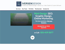 Tablet Screenshot of iversendesign.com